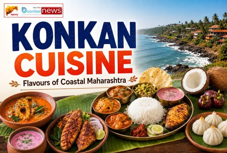 Konkan Cuisine: A Journey Through Coconut, Kokum, Seafood and the Soul of Coastal Maharashtra Konkan Cuisine: Famous Foods & Flavours of Coastal Maharashtra