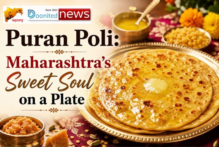 Puran Poli: Maharashtra’s Sweet Soul on a Plate | History, Tradition & Authentic Recipe Puran Poli Maharashtra Recipe, History and Traditional Maharashtrian Sweet Dish